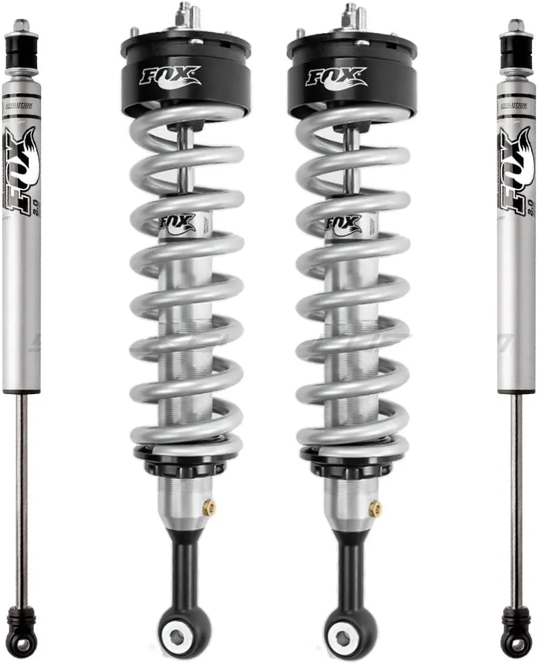 Foxshox 980-24-672 985-02-003 Pair of Front and Rear Coil-Over IFP Shocks with 0-2 Inch Lift for 95-04 Toyota Tacoma