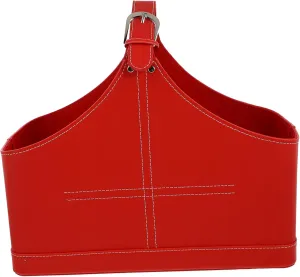 FRCOLOR 1Pc Leather Handbag Present Basket for Party Present Holder and Present Carrying Stylish and Portable Present Storage