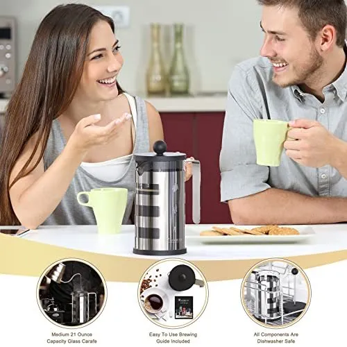 French Press Cafetiere 4 Cups Coffee Maker