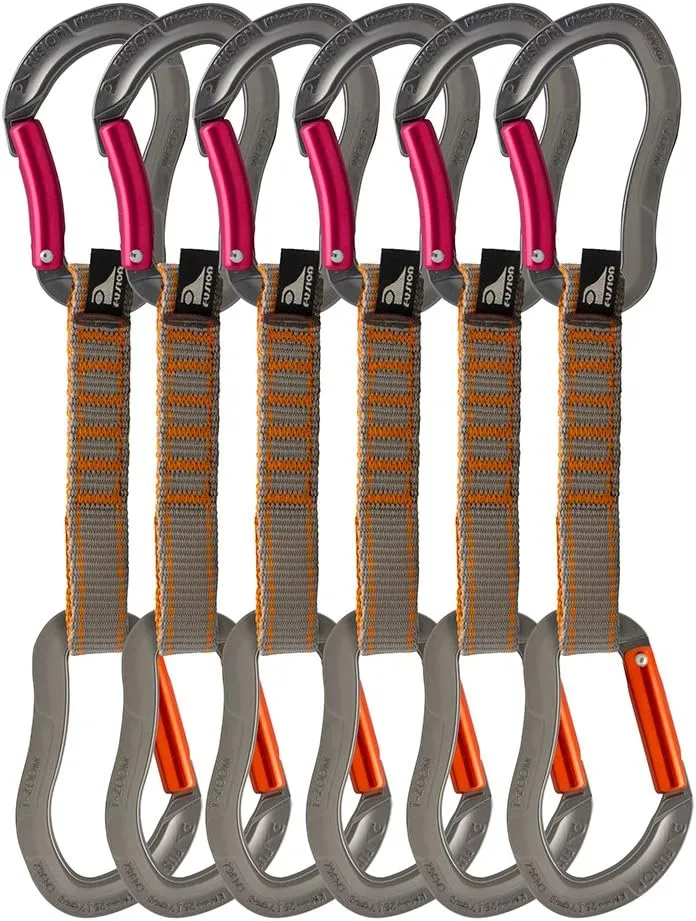 Fusion Quickdraw Bent Gate/Straight Gate (Set of 6)