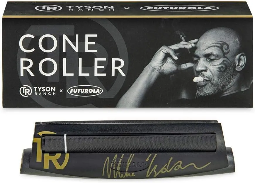 FUTUROLA Tyson Ranch Cone Roller King Size - Cigarette Rolling Machine -Rolling Cones Machine,1 Count (Pack of 1)