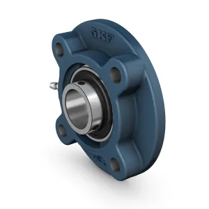 FYC 25 TF 25mm SKF Round Flanged Ball Bearing Unit with An Extended Inner Ring