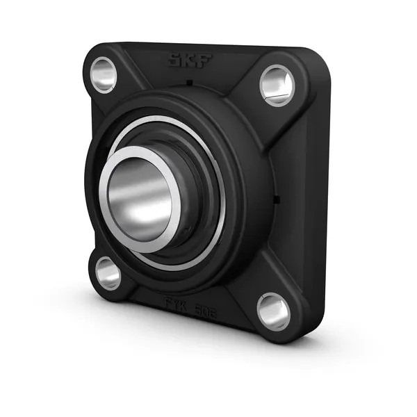 FYK25TR 25mm SKF Y-Bearing Square 4-Bolt Flanged Unit