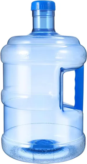 Gadpiparty Water Bottle with Handle 5 Liters Water Storage Containers Portable PC Camping Water Container Plastic Jug Water Barrel for Home Outdoor Camping Hiking