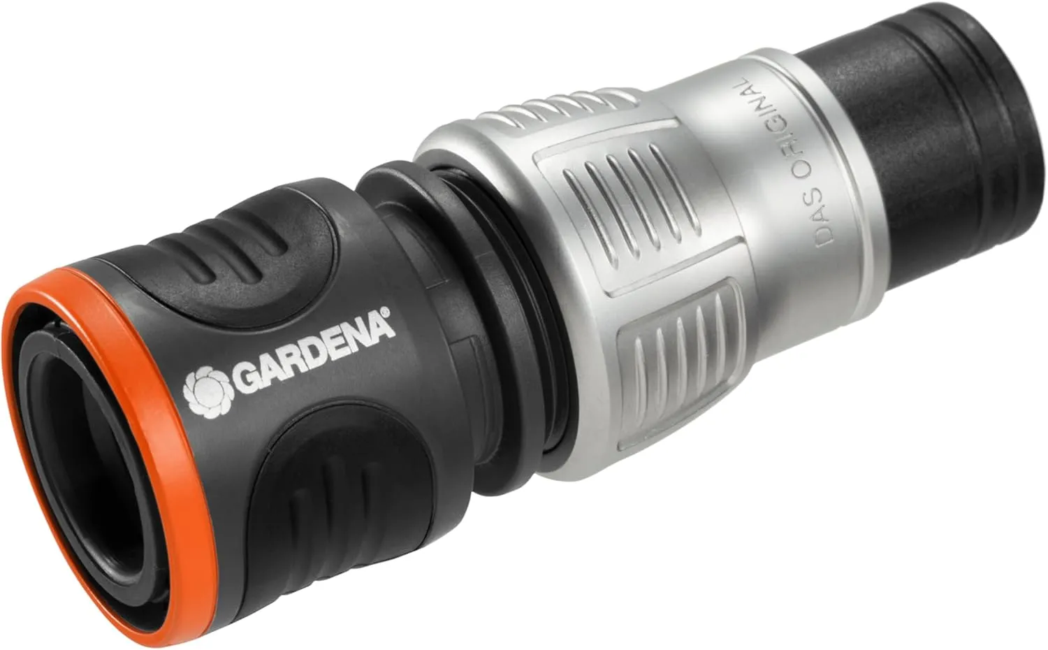 Gardena Premium Cleaning Nozzle Set: Robust Cleaning Nozzle and Water Stop Connector, Practical Cleaning Set, Frost/UV Proof (18306-20)