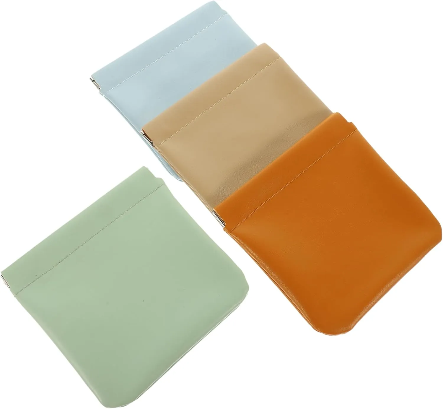 Garneck 4Pcs Lipstick Pouch for Women Portable Self Closing Makeup Bags and Outdoor Lipstick Holders for Casual