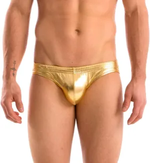 Gary Majdell Sport Mens Solid Contour Pouch Bikini Swimsuit