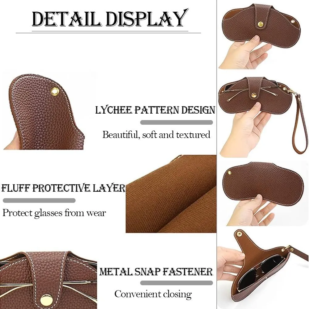 Glasses Case Holder Portable Slim Sunglasses Pouch Soft Eyeglasses Bag Eyewear Sleeve For Women Men