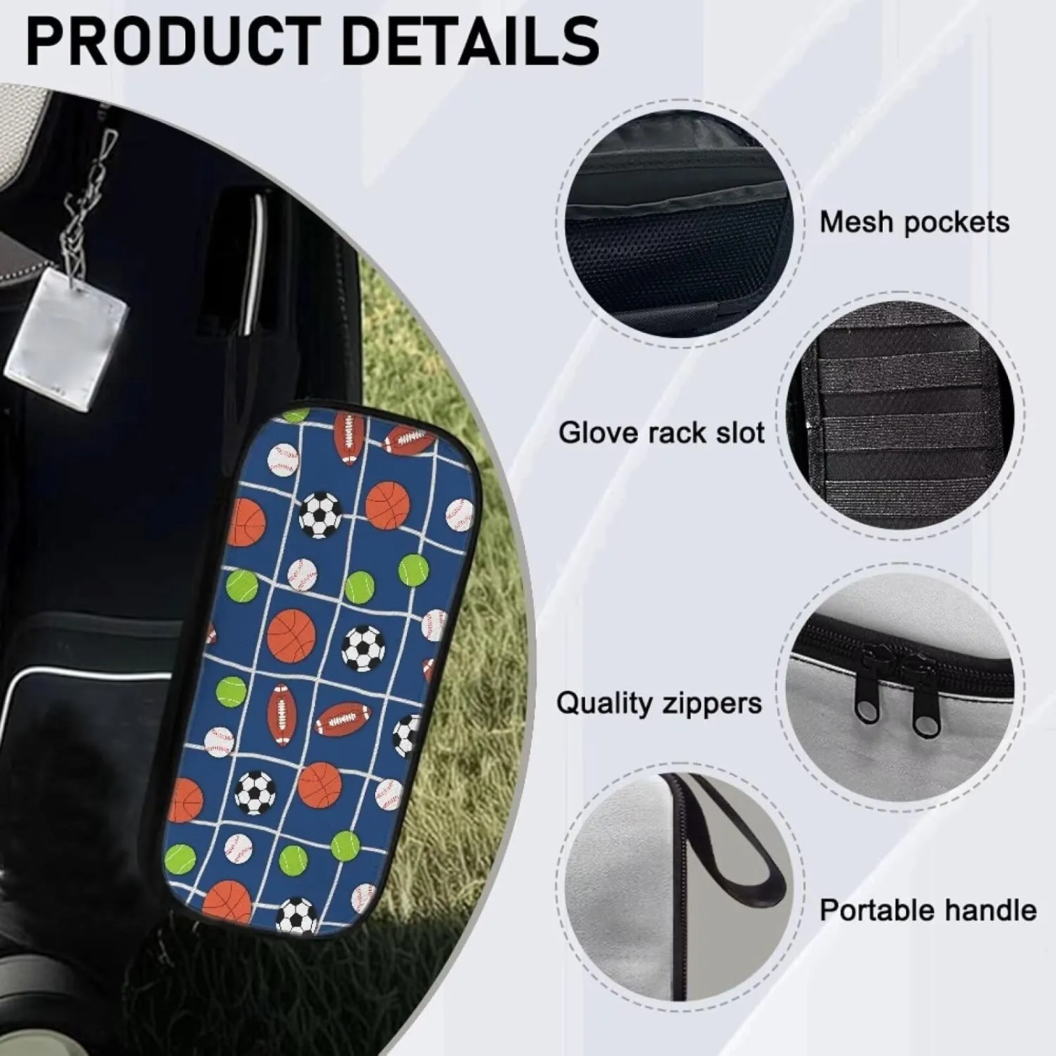 Golf Ball Bag Pouch, Golf Essentials Accessory Bag, Golf Valuables Pouch Golf Gifts for Men Golf Accessories Case Bag