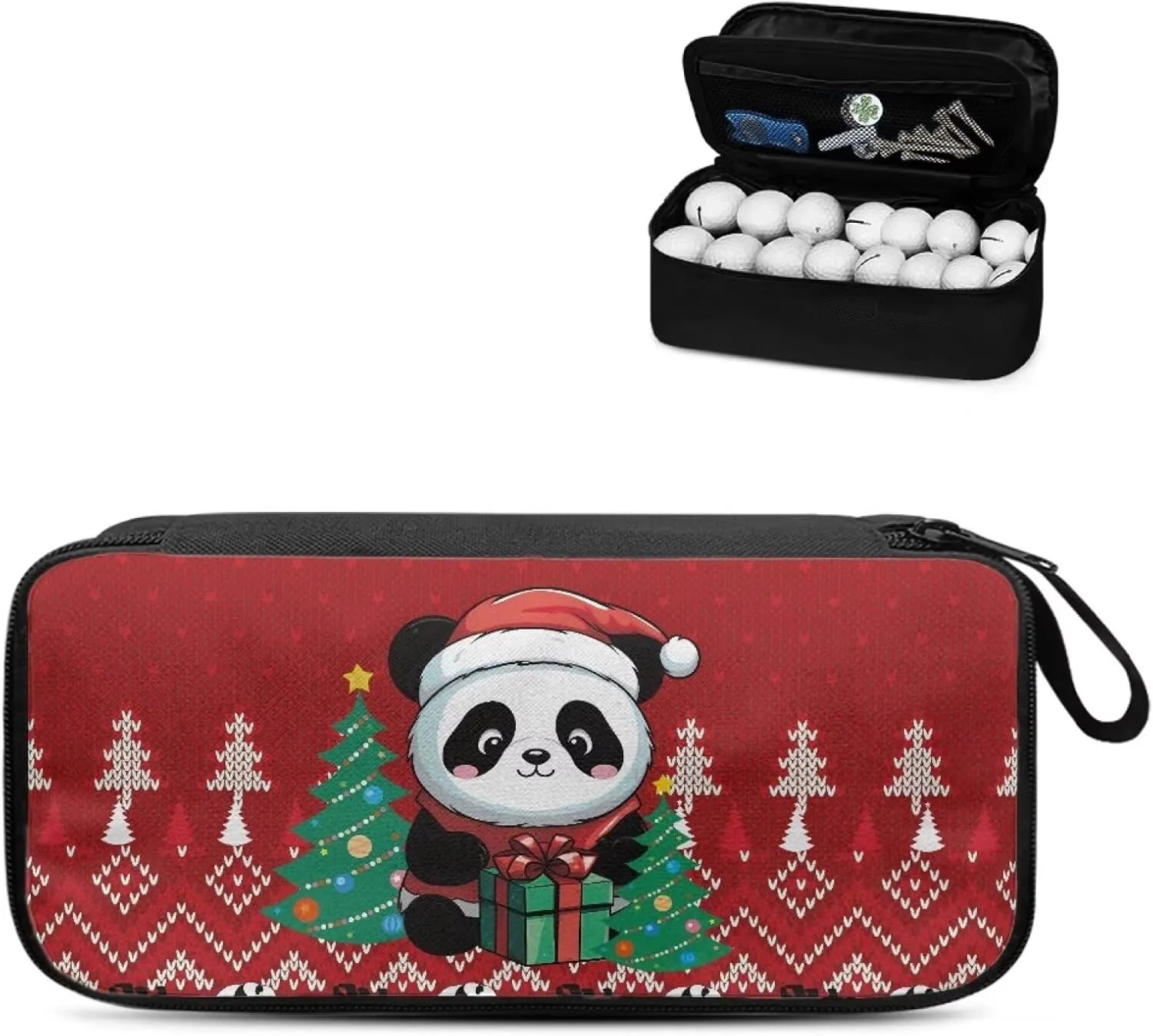 Golf Ball Bag Pouch, Golf Essentials Accessory Bag, Golf Valuables Pouch Golf Gifts for Men Golf Accessories Case Bag