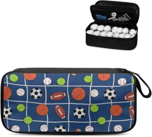 Golf Ball Bag Pouch, Golf Essentials Accessory Bag, Golf Valuables Pouch Golf Gifts for Men Golf Accessories Case Bag