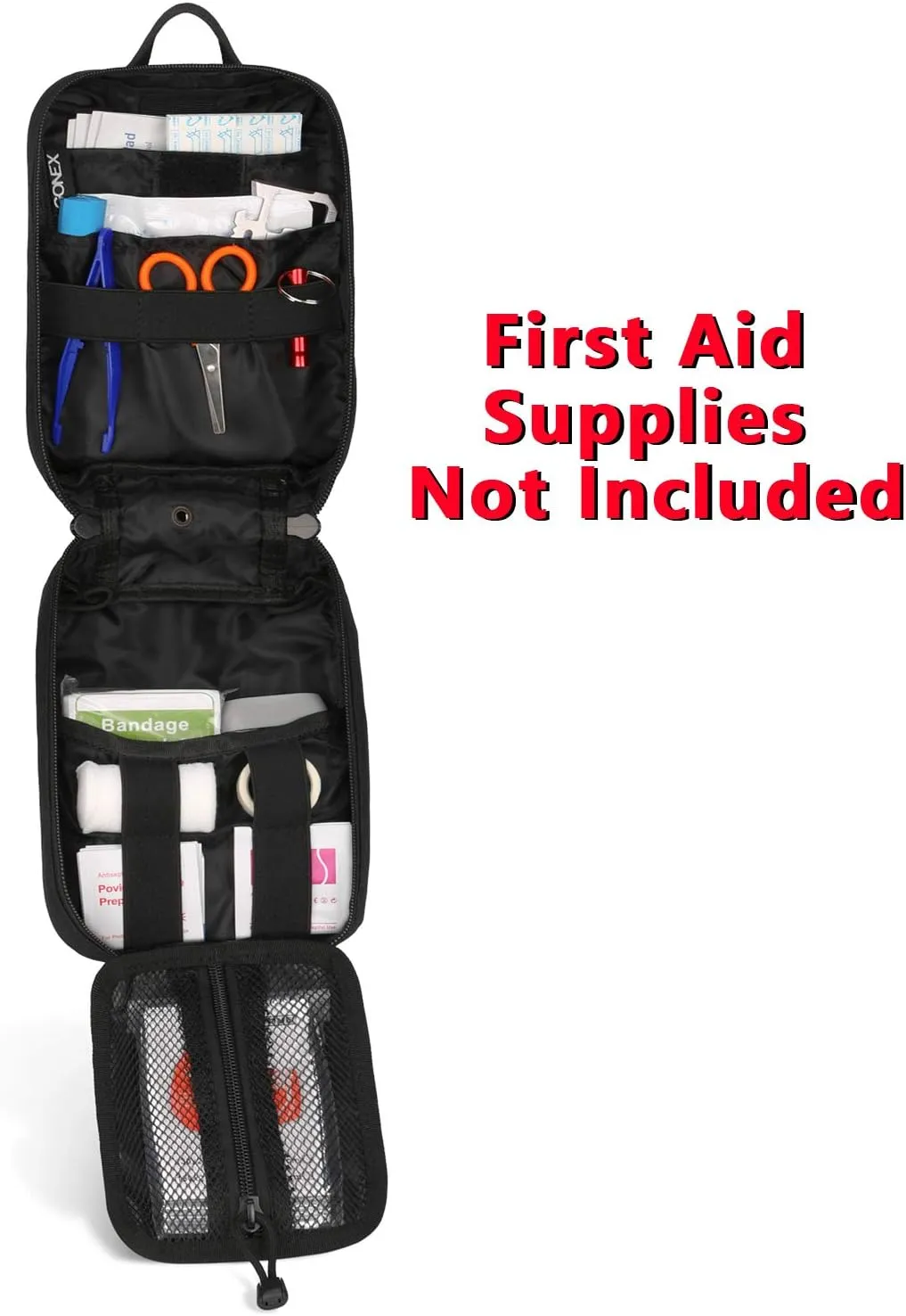 Gonex MOLLE Medical Pouch EMT First Aid Pouch Rip-Away IFAK Tactical Utility Pouch for Outdoor Activities Medical Supplies (Bag Only)