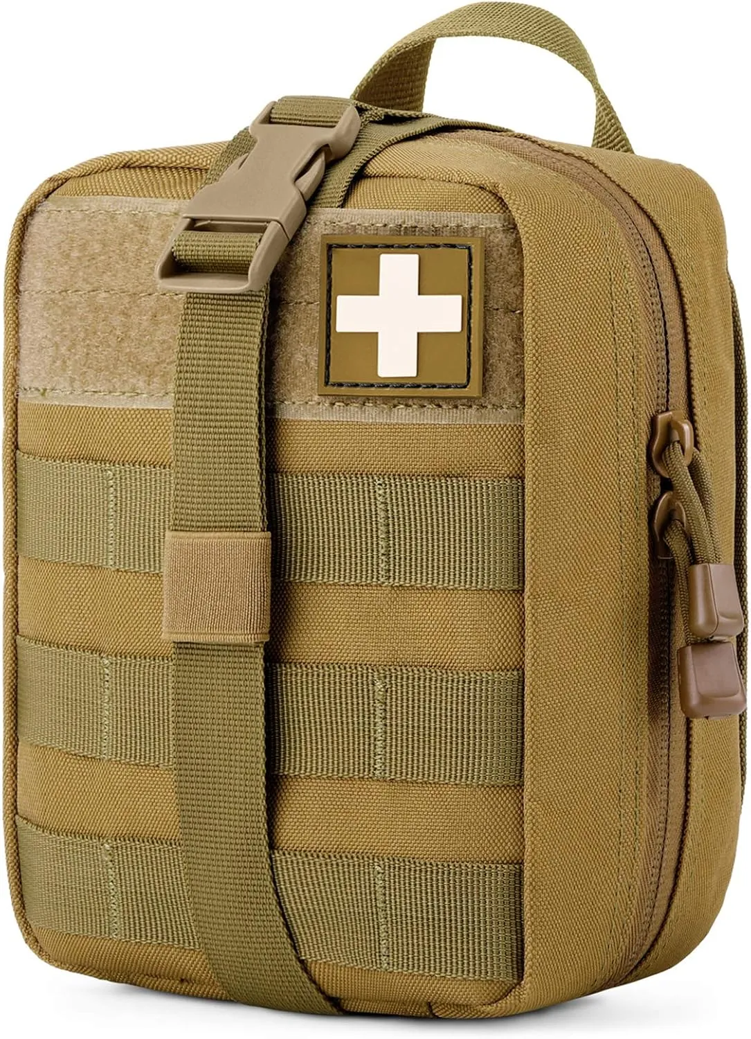 Gonex MOLLE Medical Pouch EMT First Aid Pouch Rip-Away IFAK Tactical Utility Pouch for Outdoor Activities Medical Supplies (Bag Only)