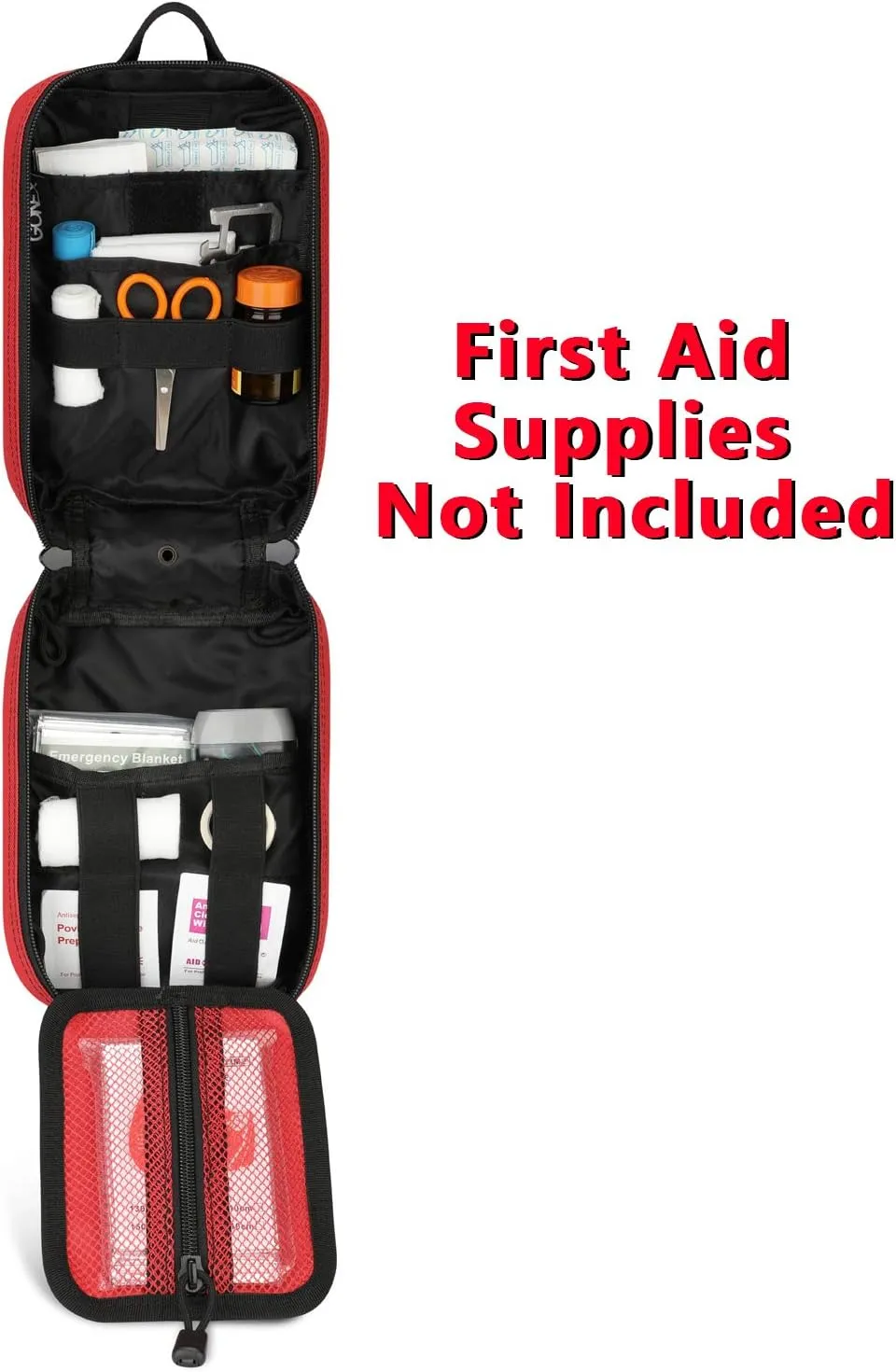 Gonex MOLLE Medical Pouch EMT First Aid Pouch Rip-Away IFAK Tactical Utility Pouch for Outdoor Activities Medical Supplies (Bag Only)