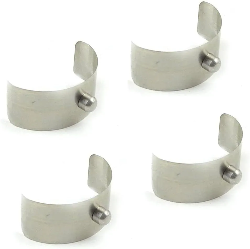 GOODVAC Brands C Clip Push Button Wand Latch Spring Lock Button for Rainbow E, E2 Stainless Steel Wands (4)