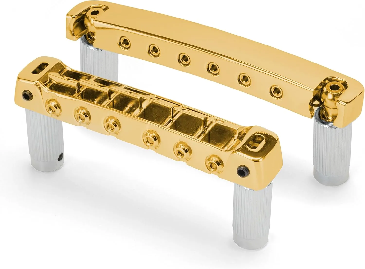 Gotoh 510 T-O-M Bridge and 'Stop' Tailpiece Set - Gold