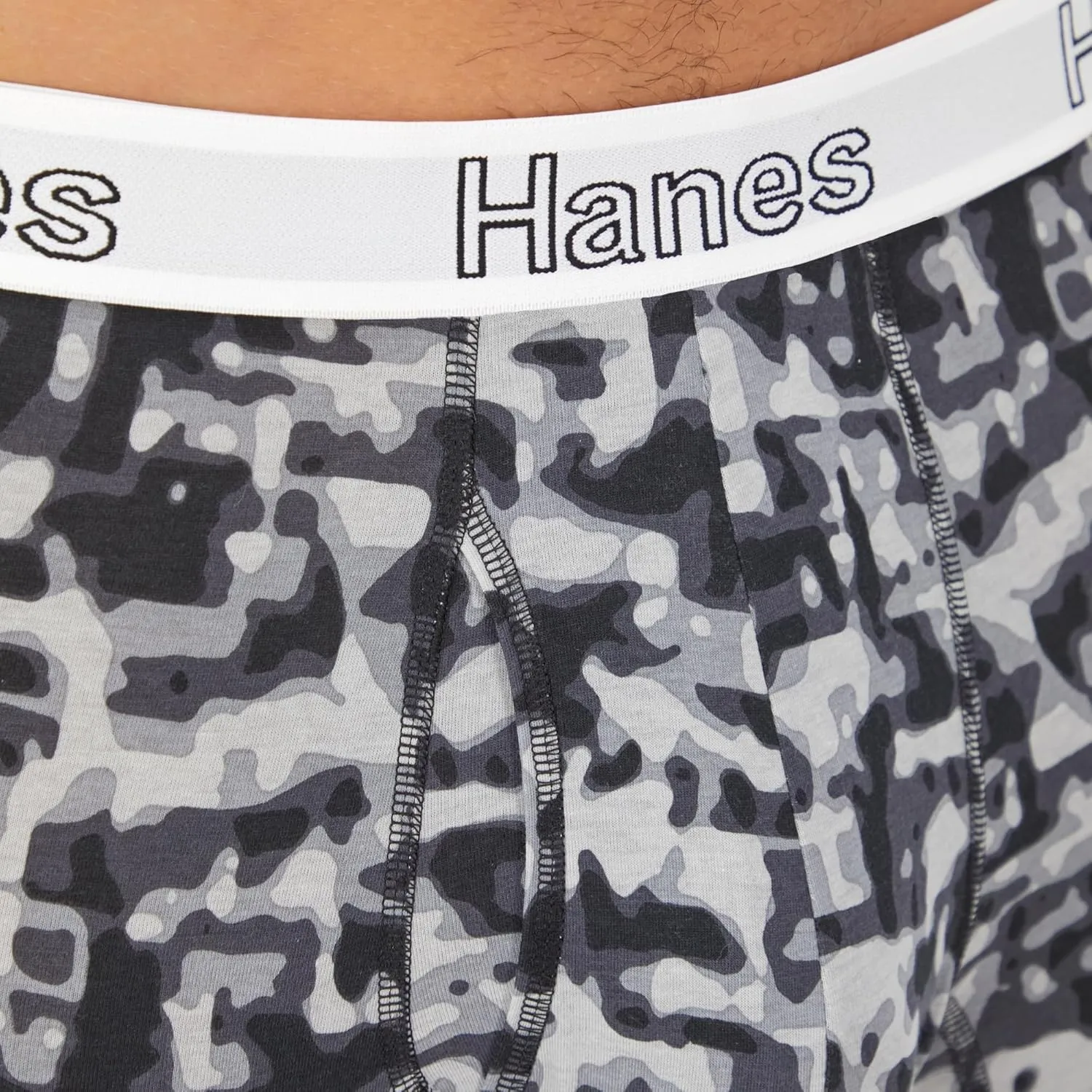 Hanes Men's Comfort Flex Fit Boxer Brief Pack, Supportive Pouch, 3-Pack