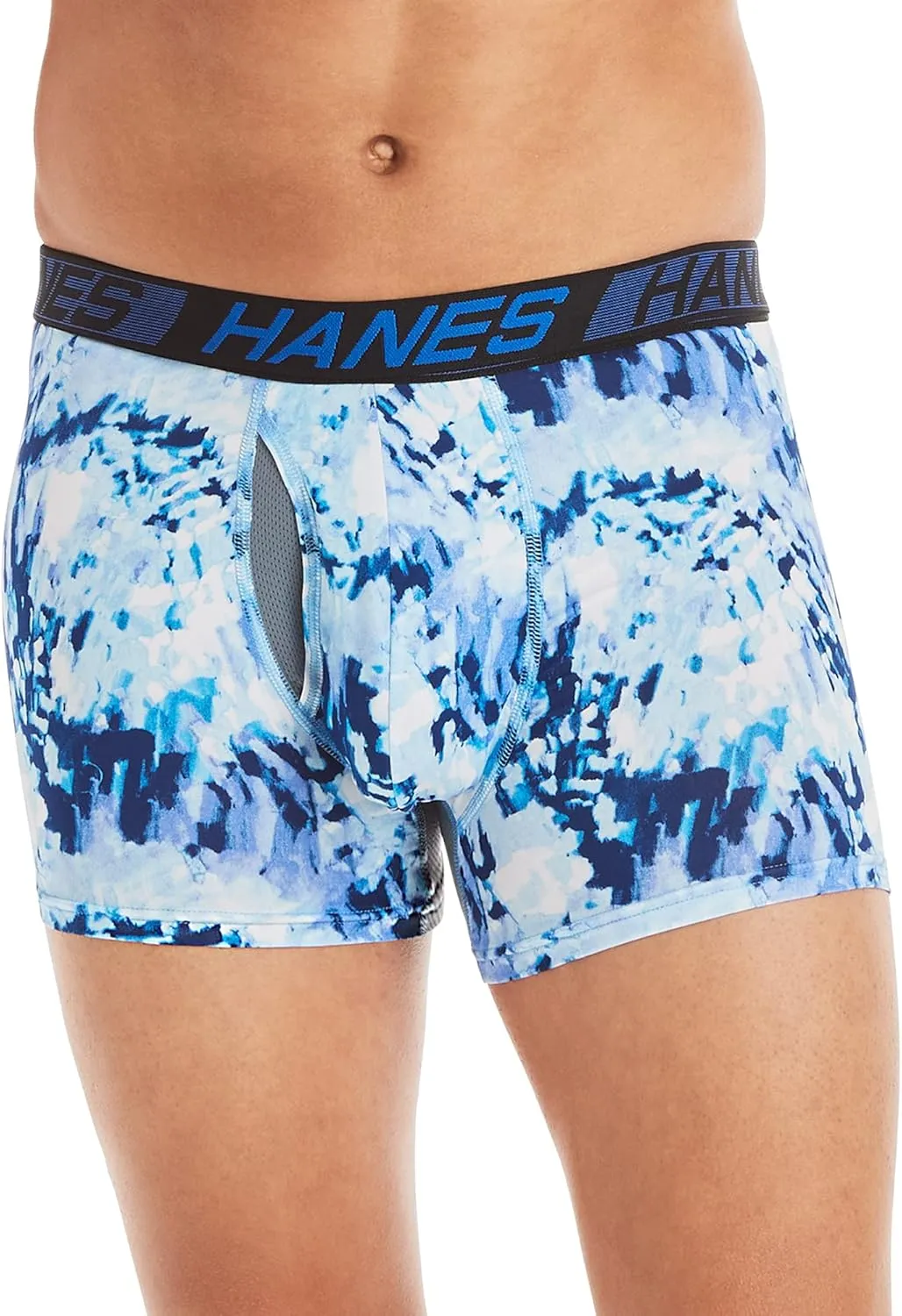 Hanes Men’s Total Support Pouch Boxer Briefs, X-Temp Cooling, Moisture-Wicking Underwear, Regular, Long-leg and Trunk, 3-Pack