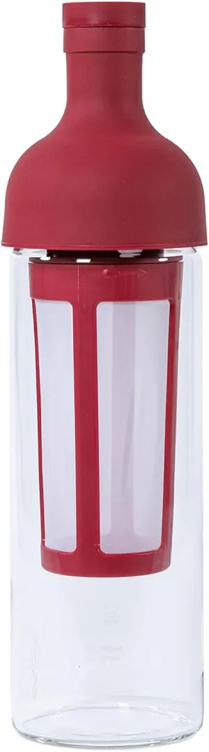 Hario Cold Brew Coffee Wine Bottle, 650ml, Cranberrry Red