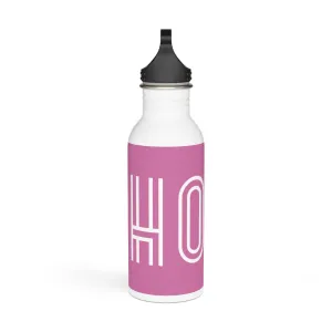 HOON Stylish Stainless Steel Water Bottle - Eco-Friendly, Durable, Perfect for On-the-Go - Pink
