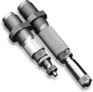 Hornady Match Grade 2 Die Set - Caliber Specific Reloading Equipment for Handloaders with Full Length Sizer Die, Seating Die with Roll Crimp, Sure-Loc Rings, & Storage