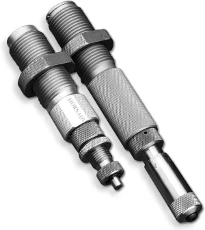 Hornady Match Grade 2 Die Set - Caliber Specific Reloading Equipment for Handloaders with Full Length Sizer Die, Seating Die with Roll Crimp, Sure-Loc Rings, & Storage
