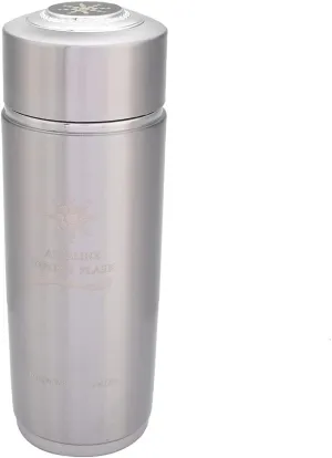 Hydrated Water Bottle, Hydro Bottle Energy Water Bottle Portable Nano Balance Bottle Nano Cup Nano Energy Bottle Smart Water Bottle for Outdoor Gym Fitness (Silver)