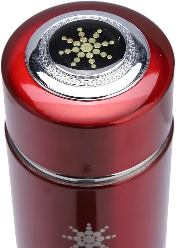 Hydrated Water Bottle, Smart Water Bottle Portable Nano Balance Bottle Nano Cup Nano Energy Bottle Hydration Water Bottle Energy Water Bottle for Outdoor Gym Fitness (Red)