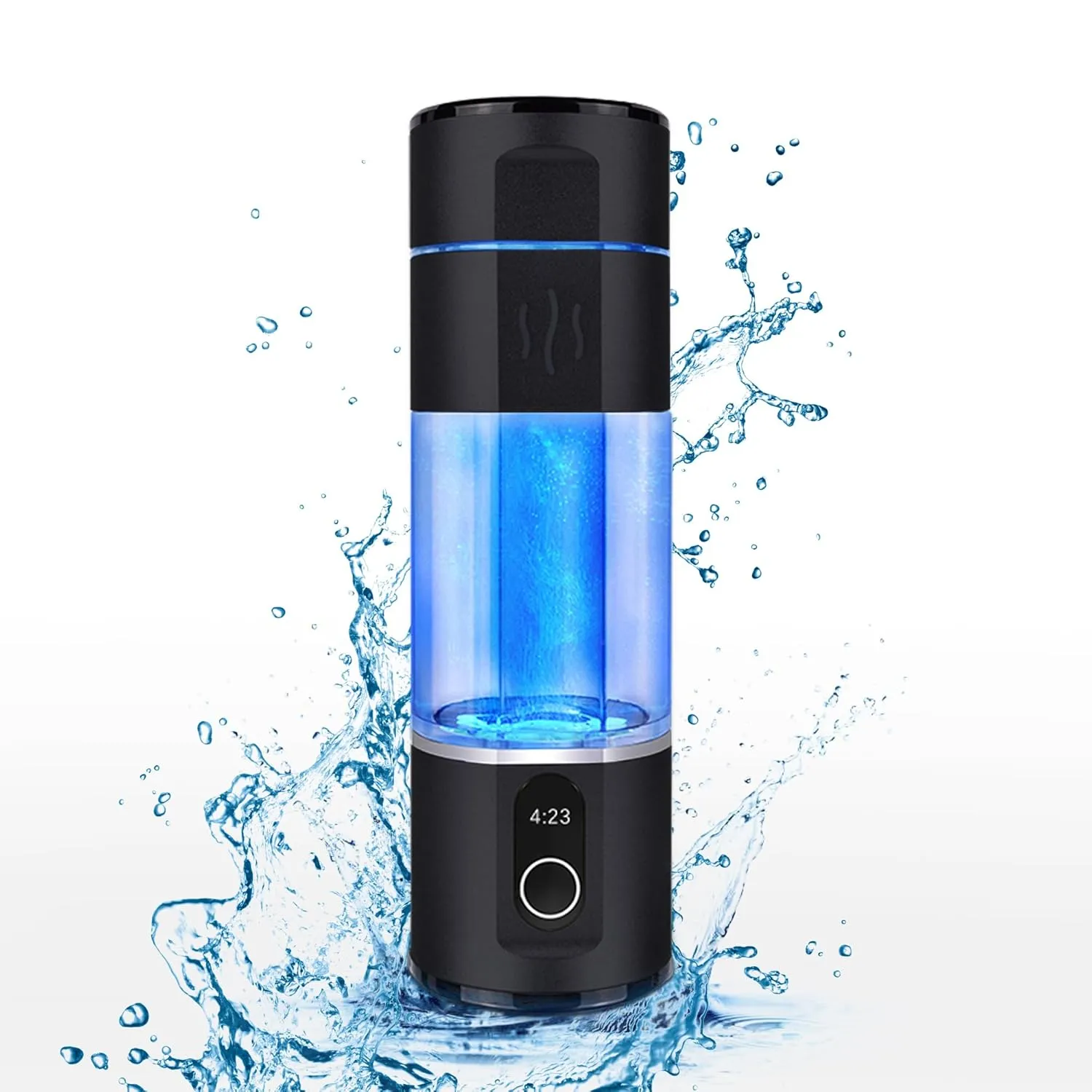 Hydrogen Rich Water Bottle, Portable Rechargeable Rich Hydrogen Water Generator Bottle Pure H2 Water Bottle, Hydrogen Contents Up to 5000 ppb