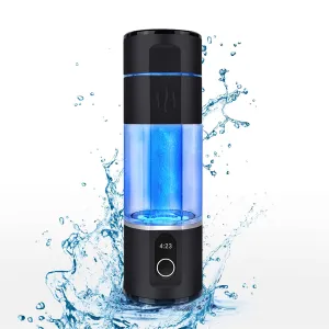 Hydrogen Rich Water Bottle, Portable Rechargeable Rich Hydrogen Water Generator Bottle Pure H2 Water Bottle, Hydrogen Contents Up to 5000 ppb