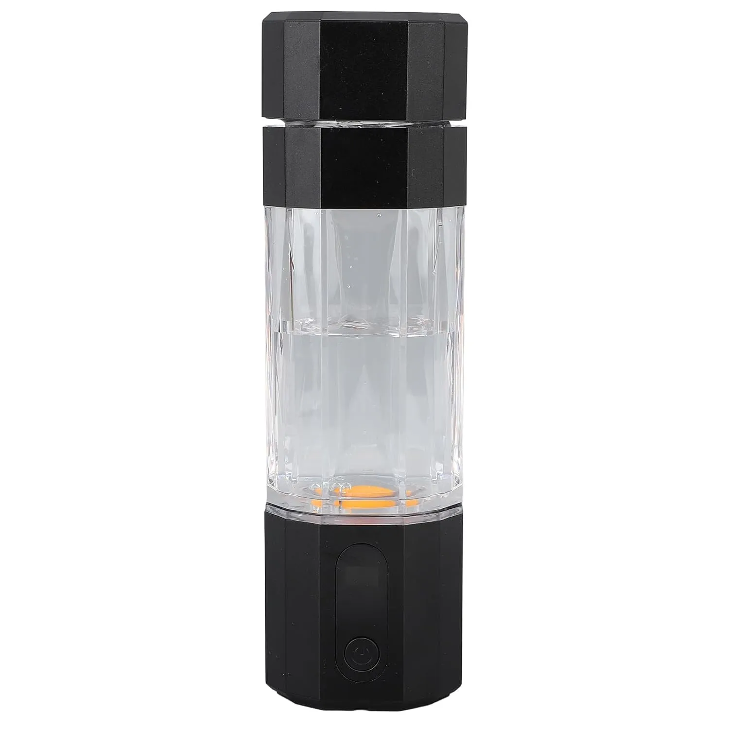 Hydrogen Rich Water Bottle, Proton Film Colorful Lights 6000ppb 8000ppb Hydrogen Generator Water Bottle 5 Minutes 10 Minutes for Office (Black)