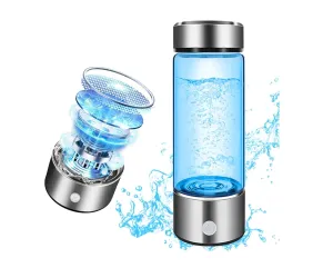 Hydrogen Water Bottle ，2024 Hydrogen Water Bottle Generator with SPE PEM Technology Water Ionizer, Hydrogen Water Machine Improve Water in 3 Minutes for Home, Office, Travel, Daily Drinking