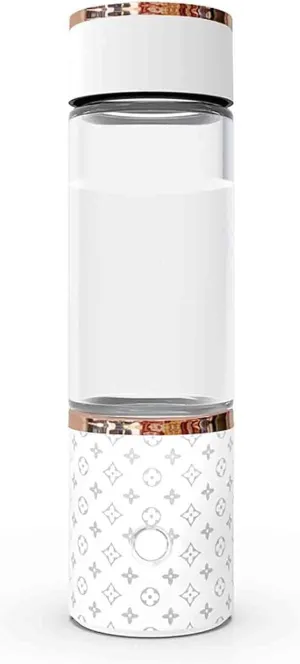 Hydrogen Water Bottle Generator, 3-in-1 Portable Hydrogen Water Maker, Rechargeable, Up to 1000-5000PPB, Rich Hydrogen Water Glass Health Cup, for Home Travel