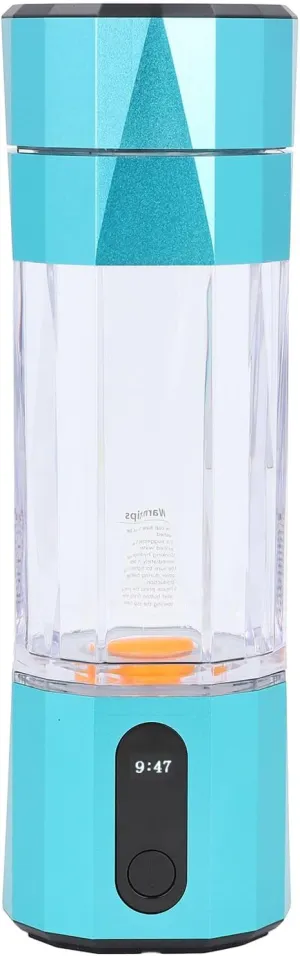 Hydrogen Water Bottle, LED Display Portable Hydrogen Water Machine Fast Electrolysis for Office Travel Exercise (#1)