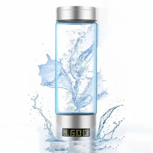Hydrogen Water Bottle, Portable Hydrogen Water Ionizer Machine, Rechargeable Hydrogen Water Bottle Generator, Hydrogen Water Cup for Exercise, Travel, Home, Office