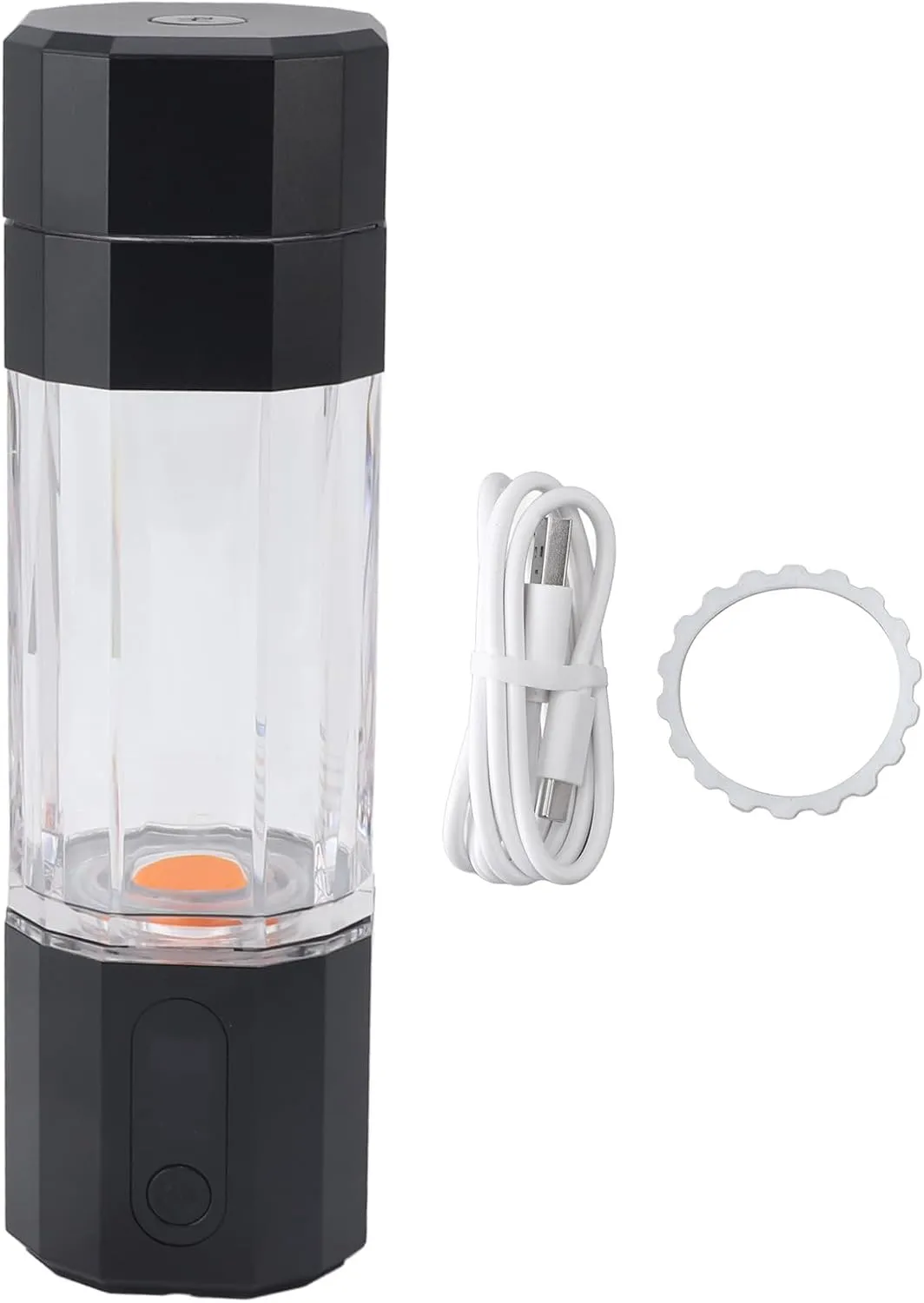 Hydrogen Water Generator Hydrogen Water Bottle 208ml Rechargeable Portable Hydrogen Water Generator 1600mAh Hydrogen Rich Water Glass Health Cup for Home Office