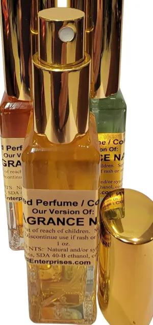 HYWD Enterprises Perfume Spray Compares to ROSE WATER & VANILLA for women, Designer Inspired Scent, Our Version of Fragrance, 1 oz. (30ml) Glass
