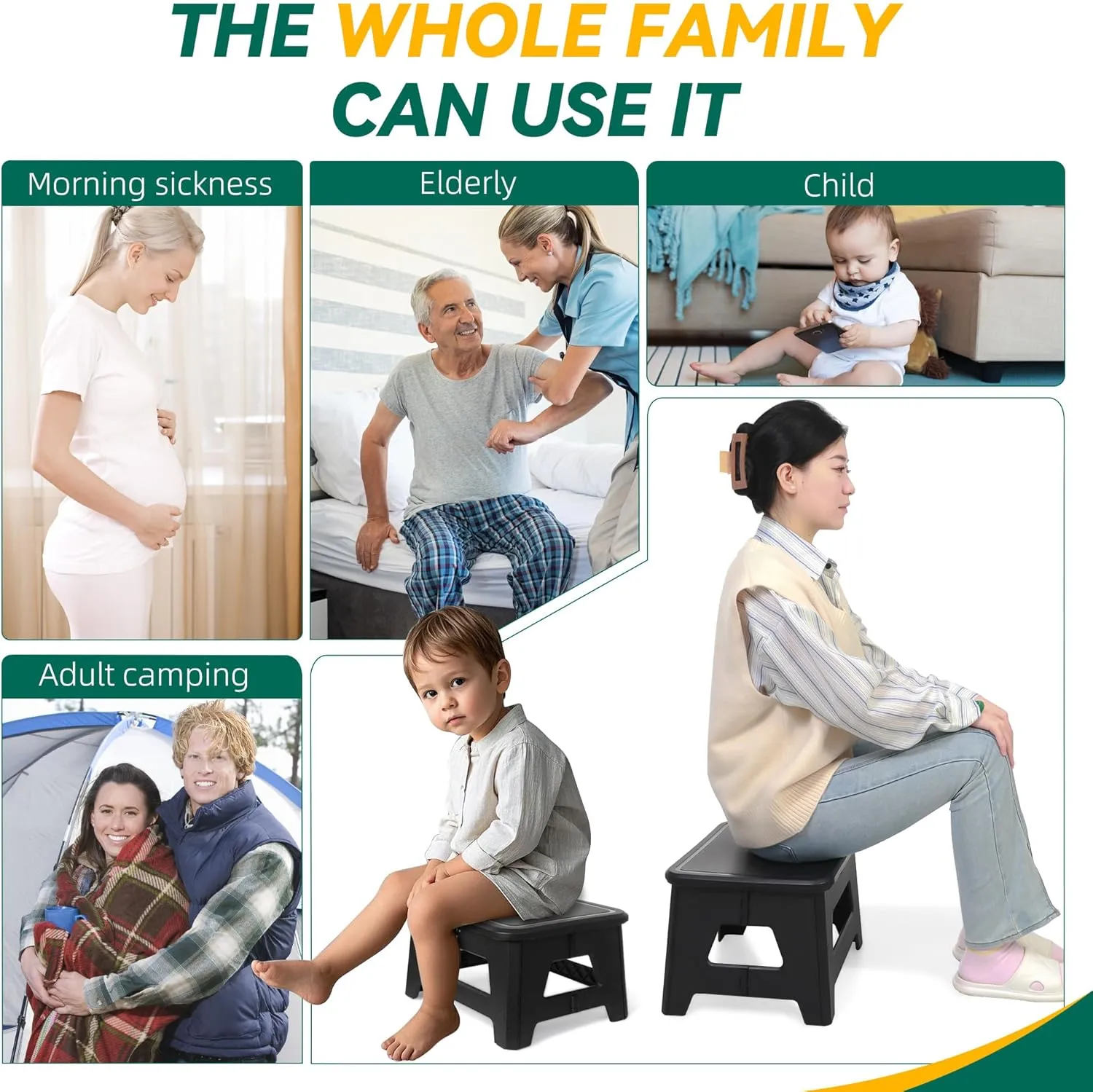 In-car Portable Toilet Collapsible Toilet, Emergency Toilet, Temporary Toilet For Outdoor Camping, Road Trips, Traffic Jams, Boating And Fishing