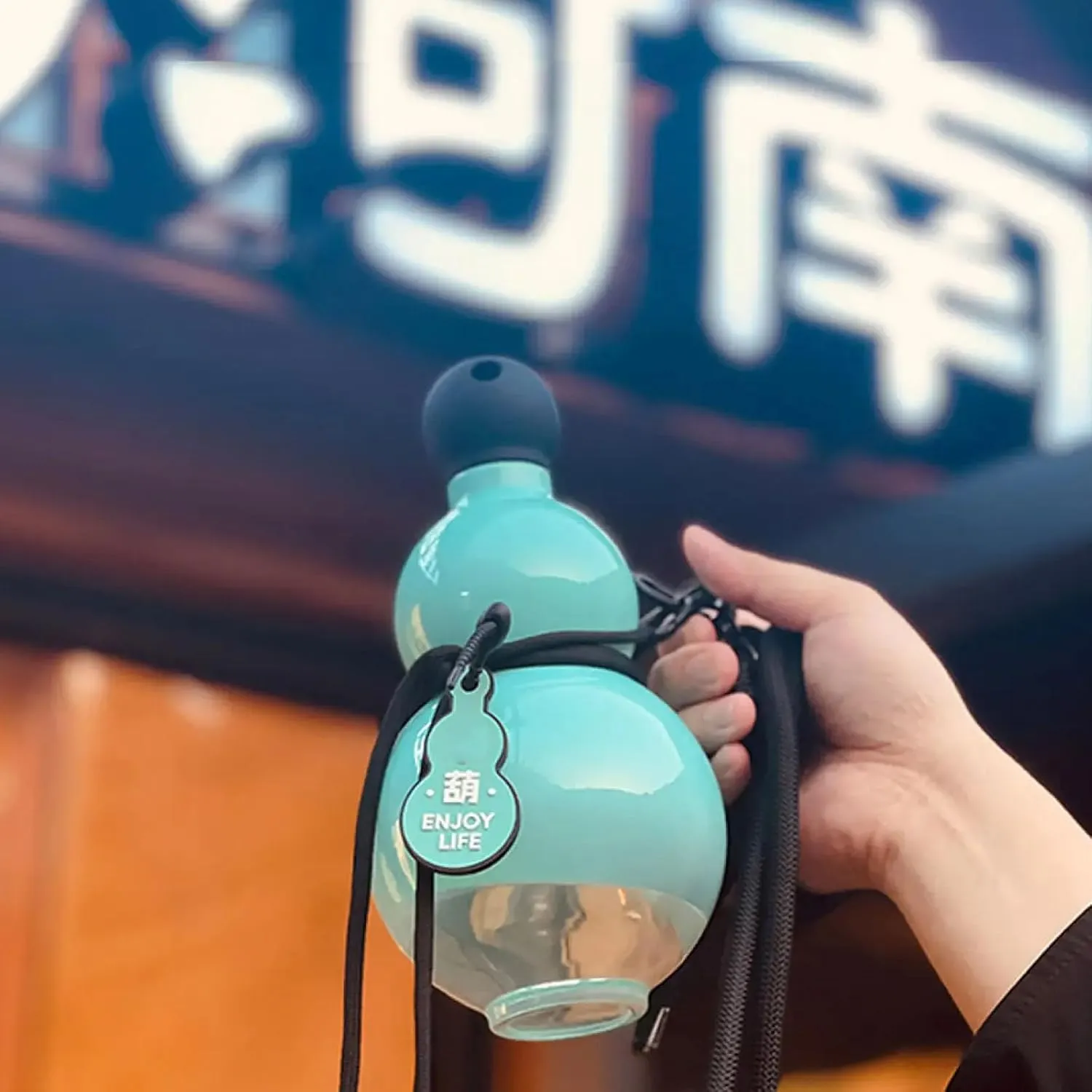 Insalion 800ml Gourd Sports Water Bottle, Travel Gourd Bottle
