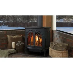 Ironstrike Serefina 17,500-28,000 BTU Cast Iron Direct Vent Freestanding Gas Stove