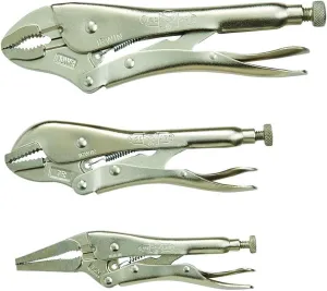IRWIN VISE-GRIP Pliers Set, Locking Pliers, 3-Piece (323S), Silver