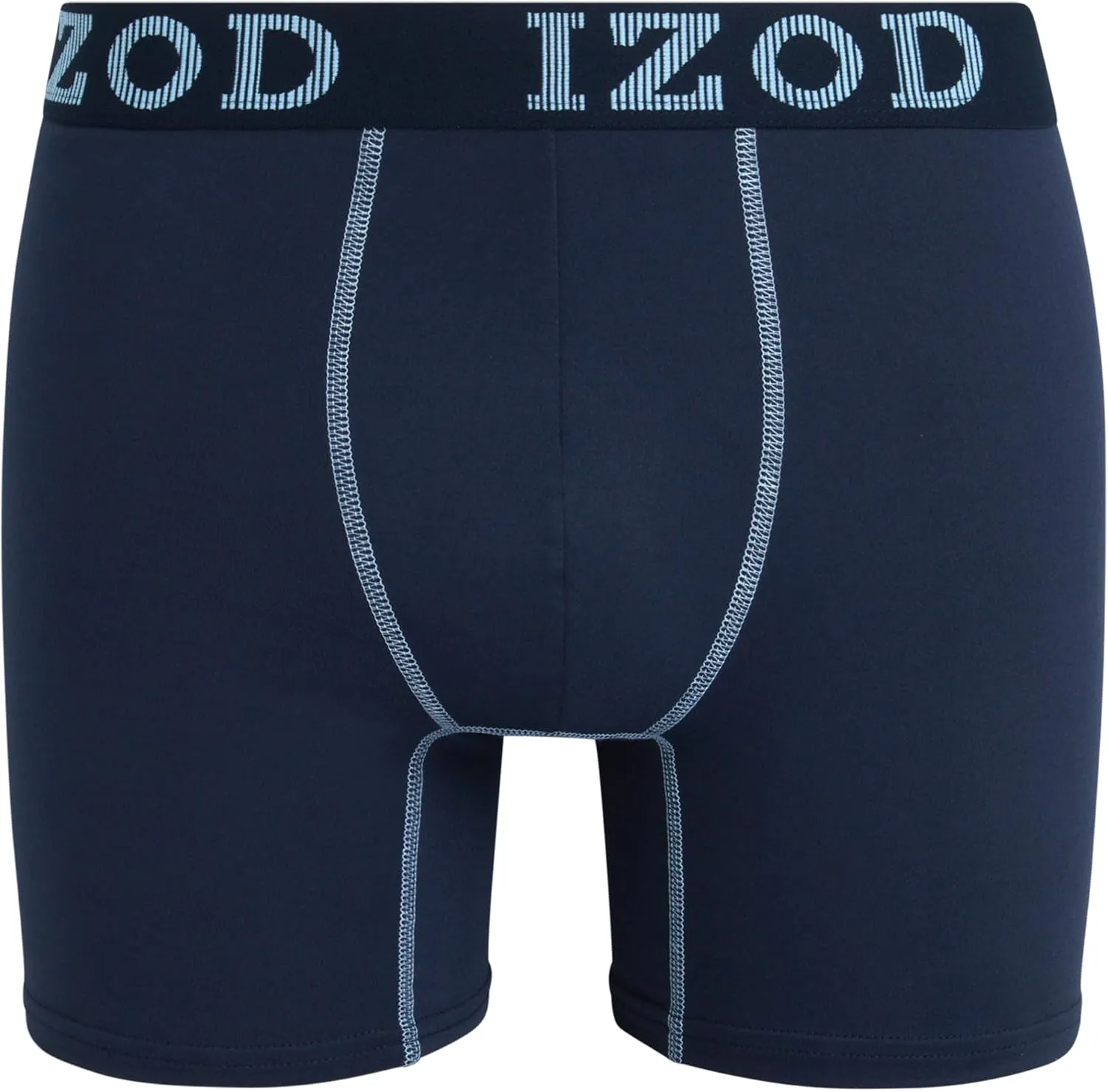 IZOD Mens Boxer Briefs - 3 Pack Soft Stretch Mens Underwear Boxers with Contour Pouch, Athletic Briefs for Men (Sizes: S-XL)