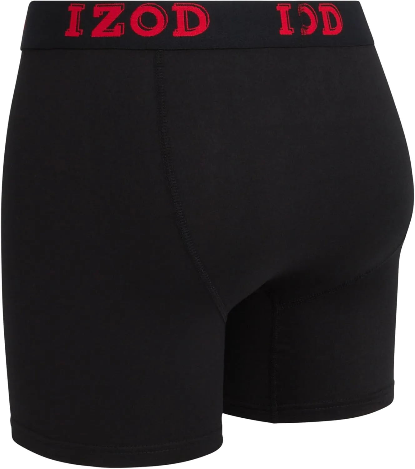 IZOD Mens Boxer Briefs - 3 Pack Soft Stretch Mens Underwear Boxers with Contour Pouch, Athletic Briefs for Men (Sizes: S-XL)