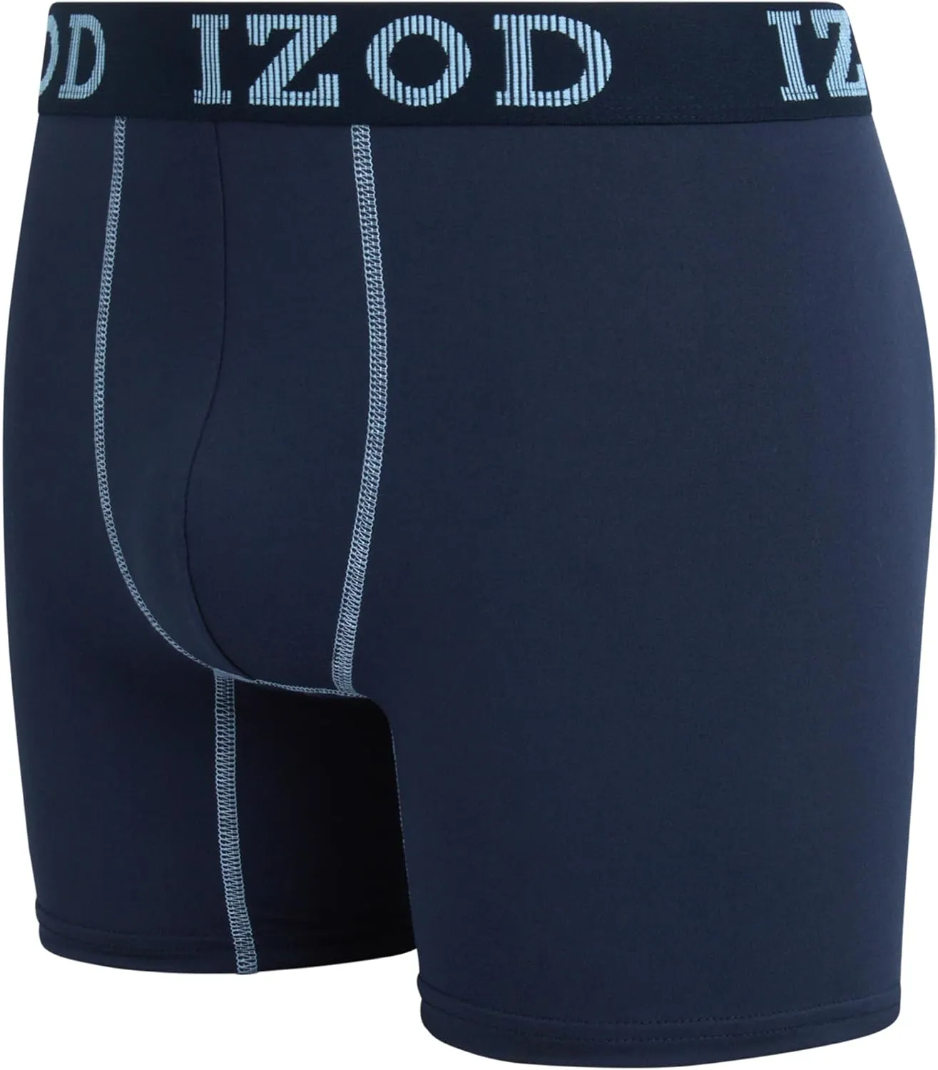IZOD Mens Boxer Briefs - 3 Pack Soft Stretch Mens Underwear Boxers with Contour Pouch, Athletic Briefs for Men (Sizes: S-XL)