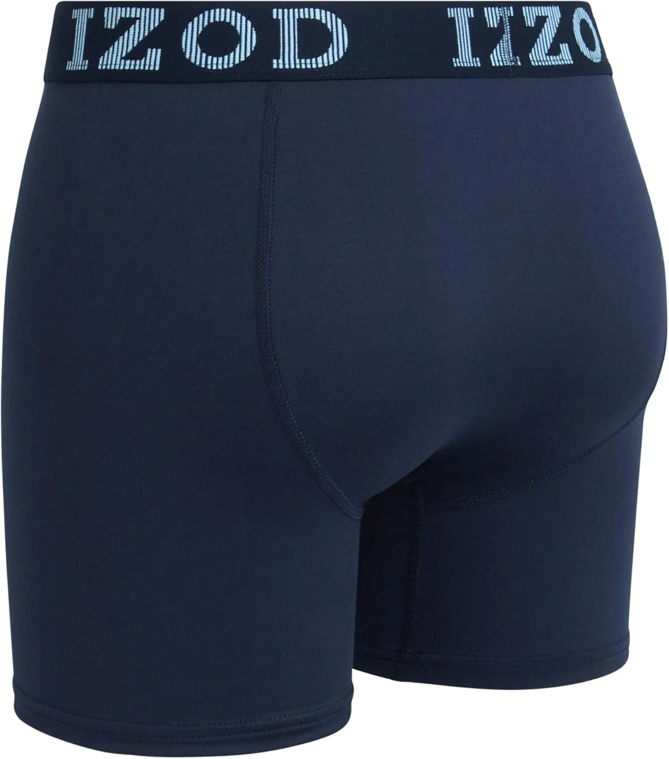 IZOD Mens Boxer Briefs - 3 Pack Soft Stretch Mens Underwear Boxers with Contour Pouch, Athletic Briefs for Men (Sizes: S-XL)