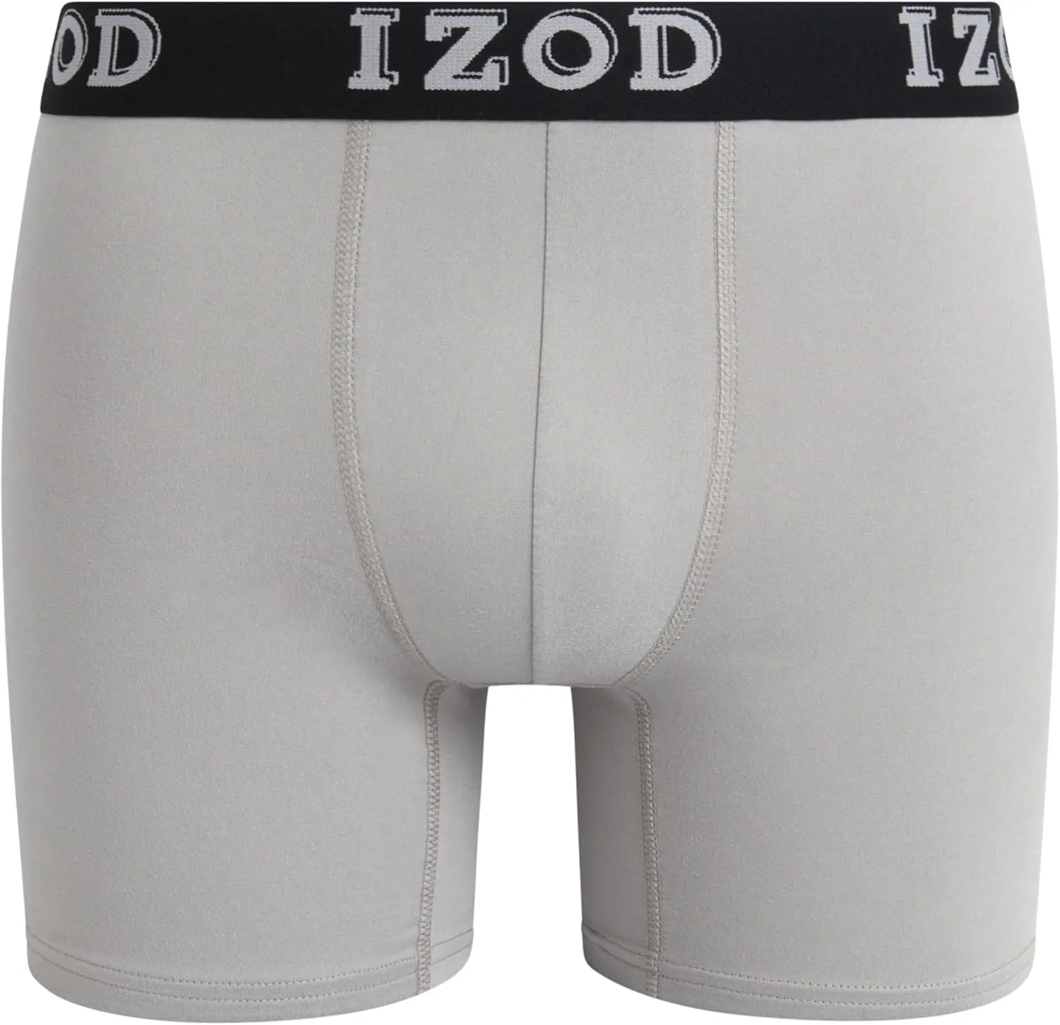IZOD Mens Boxer Briefs - 3 Pack Soft Stretch Mens Underwear Boxers with Contour Pouch, Athletic Briefs for Men (Sizes: S-XL)