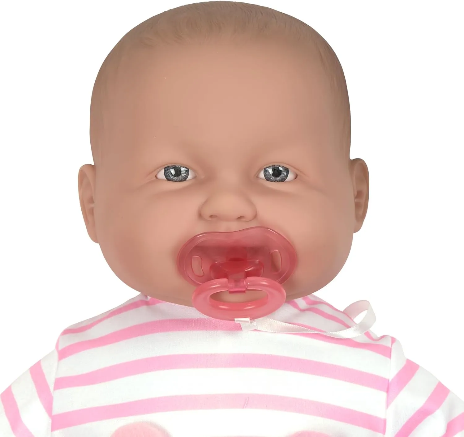 JC Toys ‘Lots to Cuddle Babies’ 20-Inch Pink Soft Body Baby Doll and Accessories Designed by Berenguer, Pink - caucasian