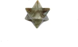 Jet Labradorite Merkaba 1 inch Star Jet International Healing Spiritual Divine India Crystal Therapy Geometry Positive Peace Pocket Internal Strength Love Doctor Actor Star Future Luck Sacred Geometry