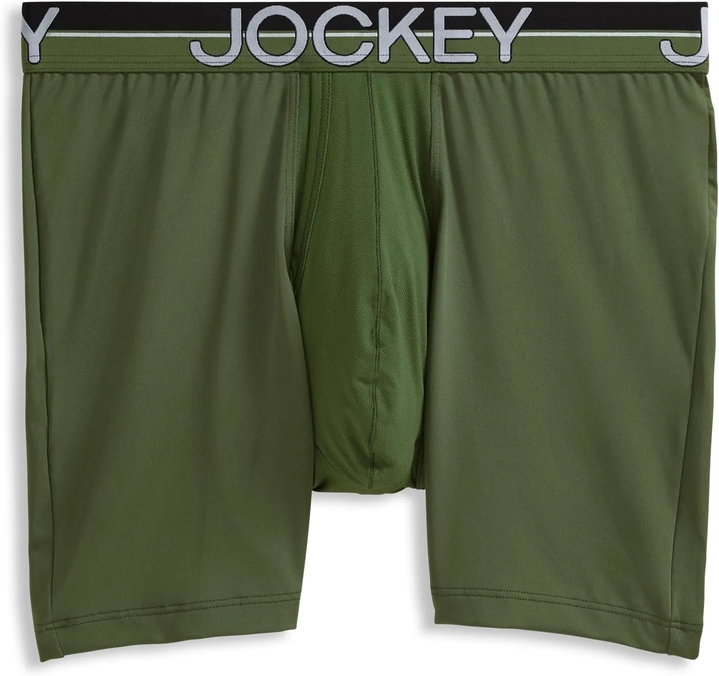 Jockey Men's Infinite Cool Microfiber Stretch 6" Boxer Brief - 3 Pack