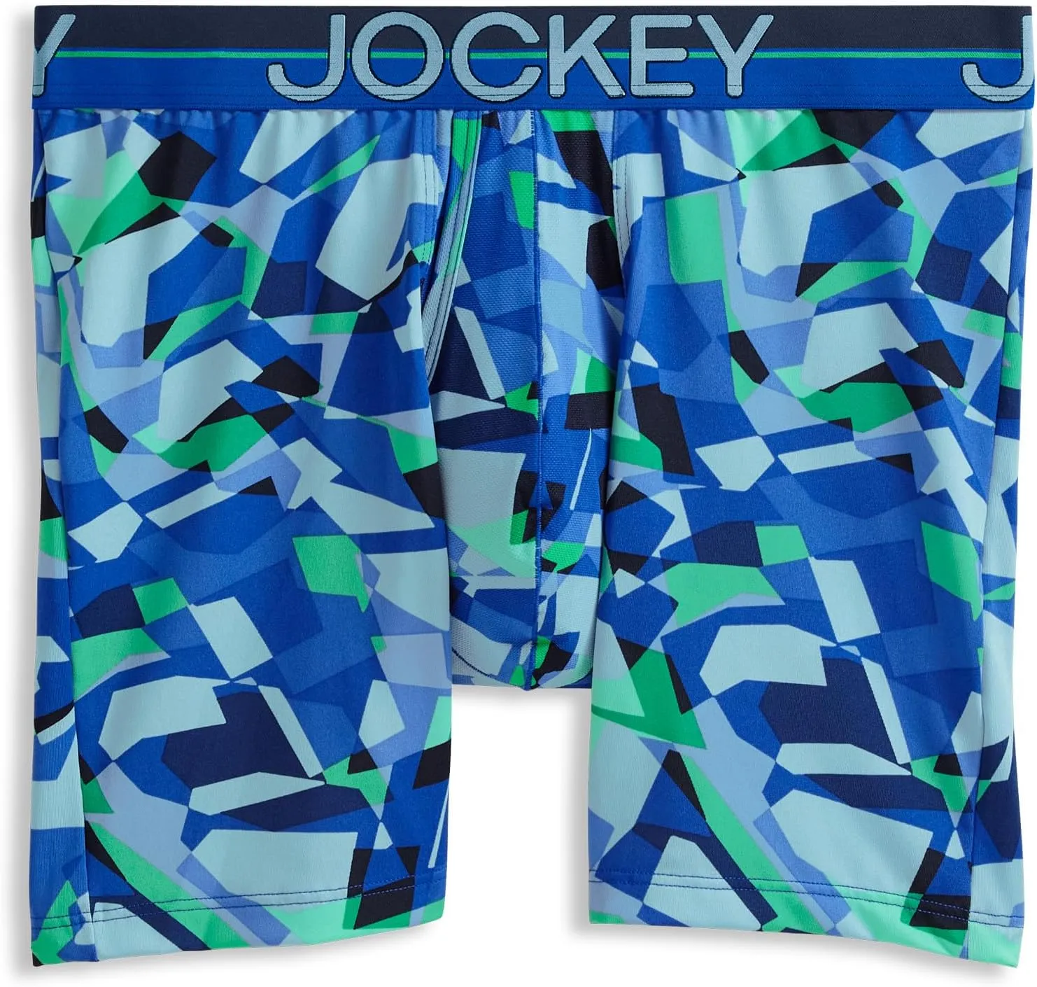 Jockey Men's Infinite Cool Microfiber Stretch 6" Boxer Brief - 3 Pack